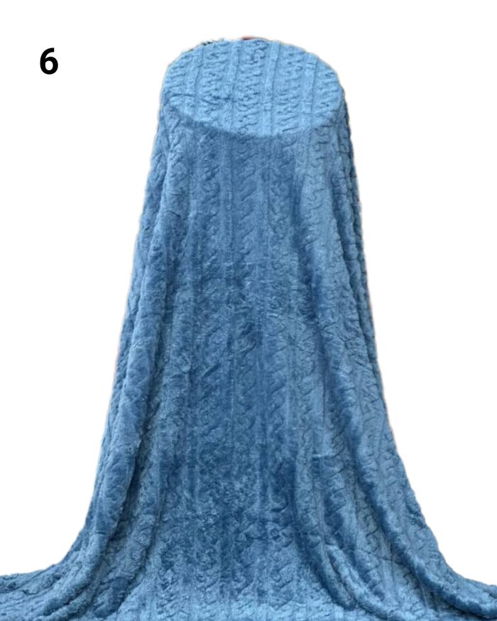 پتو مسافرتی خز دار دو نفره - تصویر 1